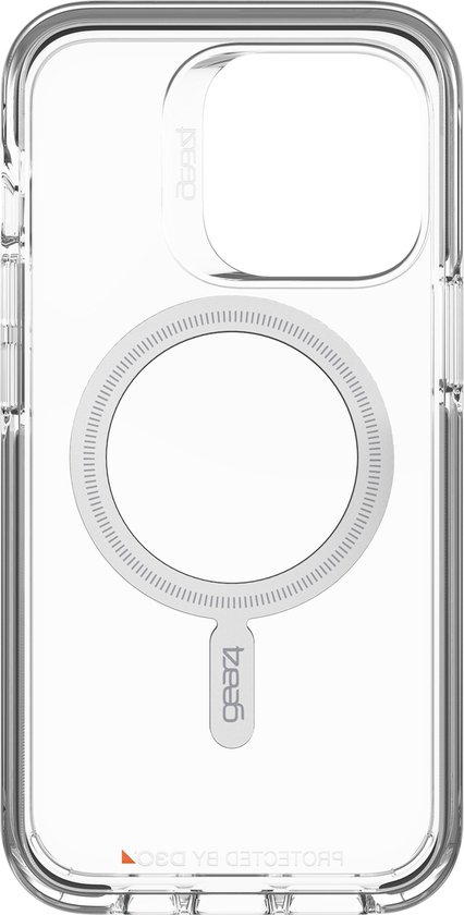 GEAR4 Santa Cruz Snap coque de protection pour téléphones portables 15,5 cm (6.1") Housse Noir, Transparent