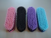 HB Soft touch harde borstel - zwart/ grijs