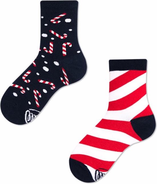 KERST - kinder sokken mismatched - 2 verschillende sokken - maat 23-26