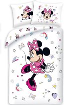 Disney Minnie Mouse Dekbedovertrek Lovely - Eenpersoons - 140 x 200 cm - Katoen