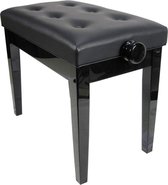 Scarlatti Piano Bench Black Luxe Model Adj. Gloss KY102-17B