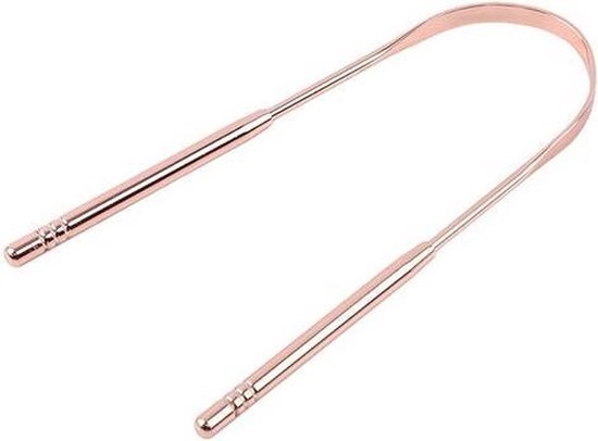 OrganiBrush 100% Koper Tongschraper / Tongreiniger - Antibacterieel - 1 Stuk