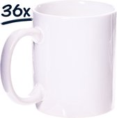 36 mugs à sublimation blancs 330ml AAA en boite| tasses imprimables | café thé