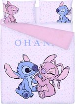 Wit dekbedovertrek bedset Disney Stitch 230x220