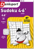 Denksport Puzzelboek Sudoku 4-6* killer, editie 35