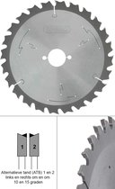 160mm Zaagblad - 36 Tands - asgat 20mm - Geschikt voor hout, kunstof, mdf, multiplex - SPERO