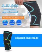 JLJULONG Kniebeschermers - Knie ondersteuning pads - Sport - Zomer - Running - Basketbal - Paardrijden - Fitness Slip - Unisex - Ademend Materiaal