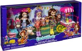 Enchantimals Dolls Picnic in The Park speelset - 3 poppen - 4 dierenvriendjes - 15 cm groot