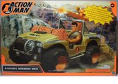 Action man Sahara mission jeep (collectors item)