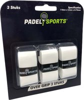 Padel Sports - Padel grip - Surgrip - Griptape - Surgrip - Grip - Padel - Wit - 2 pièces