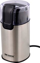 Home Essentials Elektrische Koffiemolen - Elektronische Koffie en Kruidenmolen - Coffee Grinder - RVS - Zilver