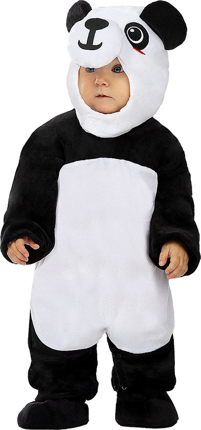 FUNIDELIA Panda kostuum voor baby - 12-24 mnd (81-92 cm) - Wit