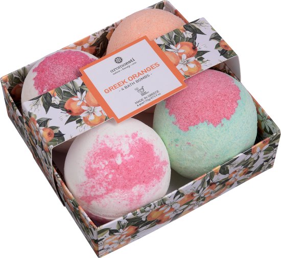 Aromaesti Bath Bomb Fruity Sparkling Fizzers (4 stuks)