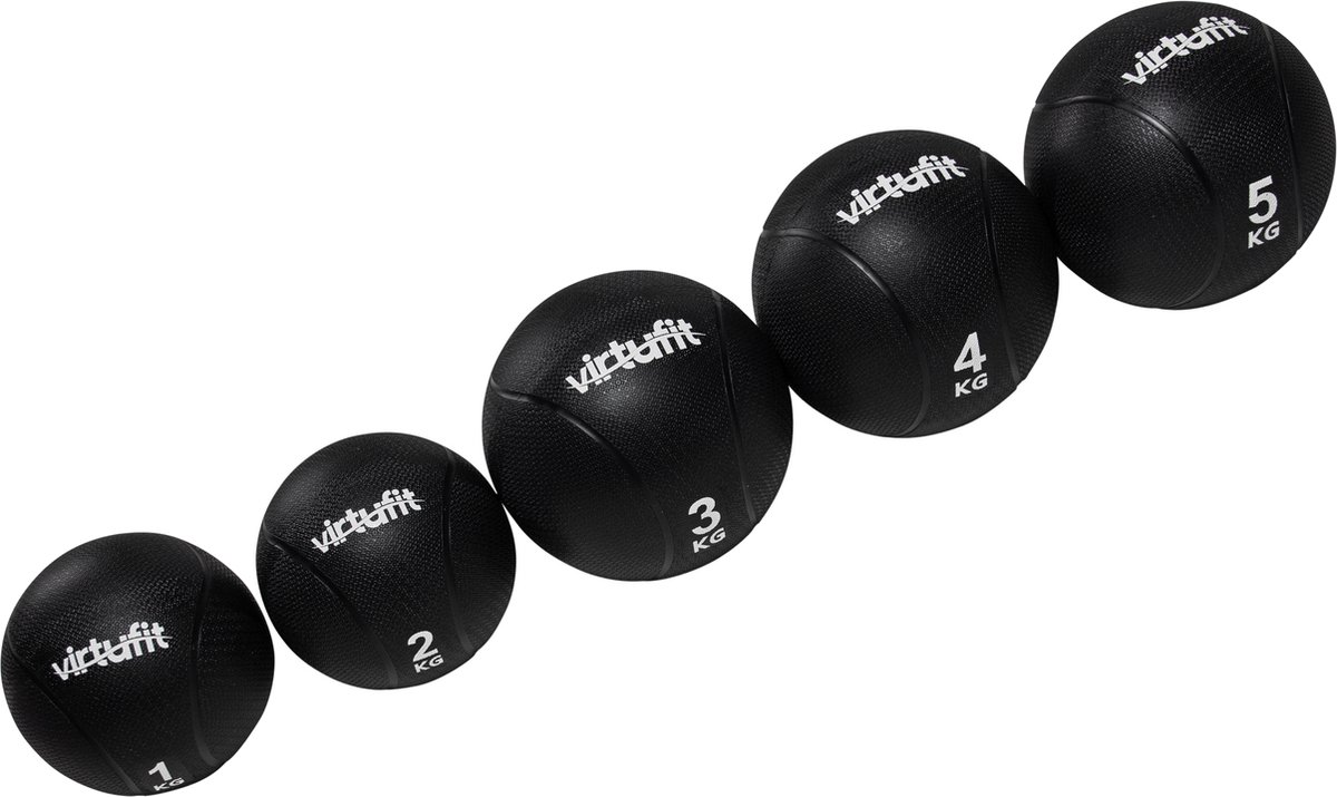 sveltus 884 Médecine Ball 4kg Avec poignées Medizinball, schwarz/orange
