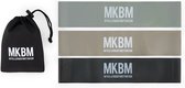 MKBM Weerstandsbandjes (3 stuks) - Limited Edition - 7 t/m 14 kg - Zwart, Antraciet, Grijs