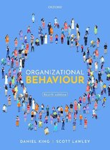 Summary Organizational Behaviour -  Organisational behaviour (OB)