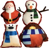 Squaker Knuffel Kerstfiguur - Hondenspeelgoed - Assorti - 16 cm - 1 St.