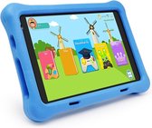 Kindertablet – 8 Inch – 32 GB – 3500 mAh Batterij – 2 GB Werkgeheugen – Android 10.0 – Met Beschermhoes – Blauw