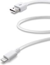 Cellularline - Data kabel usb, Apple lightning, snel laden, 60cm, wit