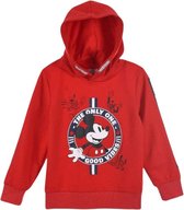 Mickey Mouse - Hoodie - Rood - 6 jaar - Maat 116