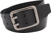 Fana Belts - Leren riem 5 cm breed - Zwart - Riemmaat 125 - Extra brede riem - Leren Riem- Extra brede lange riem