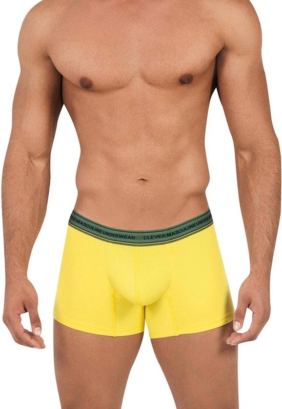Clever Moda - Momentum Boxer Geel - Maat S - Heren ondergoed - Onderbroek  voor mannen | bol.com
