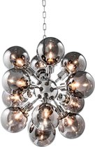 Luxe Lamp - Eichholtz - 'CHANDELIER LUDLOW'- Smoked Glas - inclusief verzending