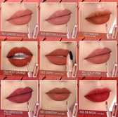 9xPINKFLASH Soft Lip Matte set- Lip matte -  Liquid Lipstick- kleuren Lip matte