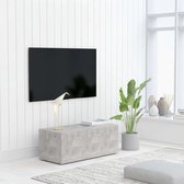 Decoways - Tv-meubel 80x34x30 cm spaanplaat betongrijs