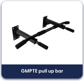 GMTPE- Pull up bar - Optrekstang muurmontage - Zwart - Soft handvatten
