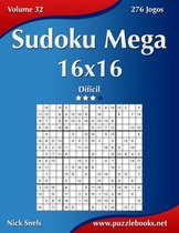 Sudoku- Sudoku Mega 16x16 - Difícil - Volume 32 - 276 Jogos