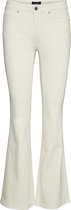 Vero Moda VMPEACHY MR FLARED J ECRU Dames Jeans - Maat XS30