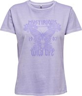 JdY JDYFAROCK S/S PRINT TOP 0122 JRS Dames T-shirt - Maat S