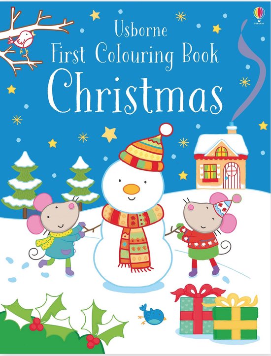 USBORNE First Colouring Book Christmas, Jessica Greenwell