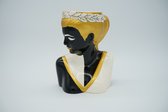 Grieys - Vase décoratif en céramique colorée
