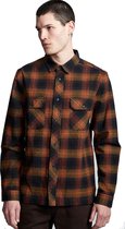 Element Wentworth Shadow Long Sleeve Flannel Overhemd - Gold Brown