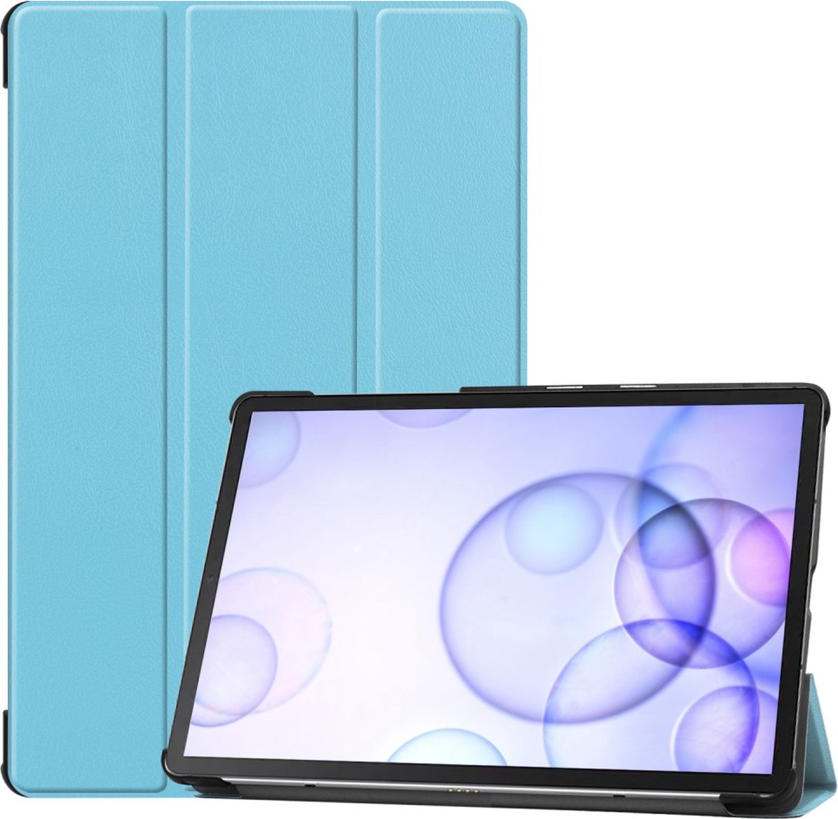 Arara Hoes Geschikt voor Samsung Galaxy Tab A7 Lite (8.7 inch) Tri-Fold bookcase - Licht Blauw