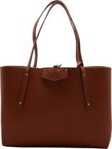 Guess Eco Brenton Tote Dames Handtas - Cognac