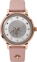 Timex Celestial Opulence TW2U54700 Horloge - Leer - Roze - Ø 38 mm