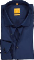 Redmond modern fit overhemd - rookblauw - Strijkvriendelijk - Boordmaat: 41/42