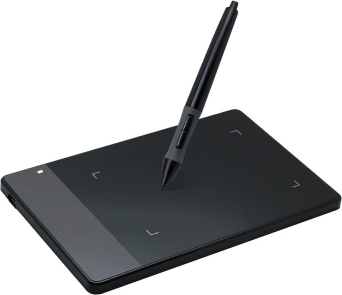 Huion® Grafische Tablet 420 - Tekentablet - Tablet voor Mac, Pc, Chromebook en Android - 20 centimeter