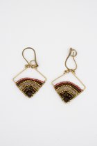 Aquatolia brown pink earrings