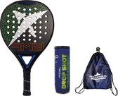 Drop Shot Dynamic Pro Padel Racket + Blik ballen + Hoes