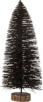 Kerstboom | kunststof | zwart | 17x17x (h)40 cm