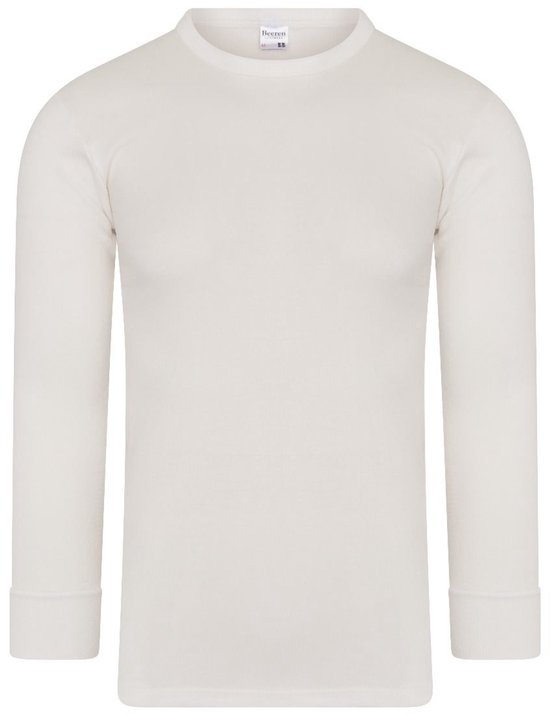 Beeren Heren Thermo Shirt lange mouw - Wit - maat M