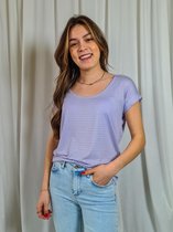 Pieces PCBILLONE SS TOP LUREX - Purple Heather  Purple