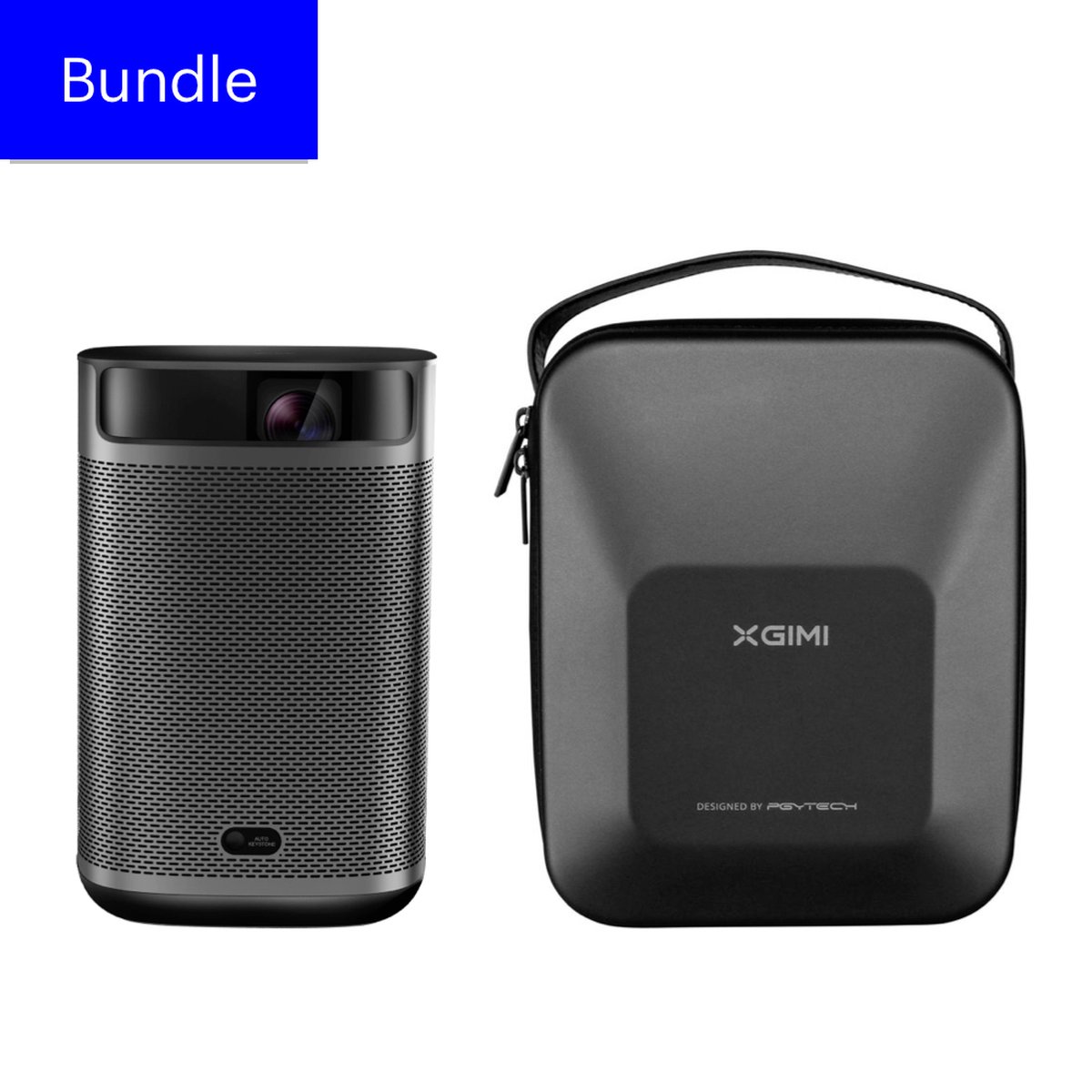 XGIMI Mogo Pro+ Plus Mini Beamer Bundle - met Carry Case - Smart Portable Beamer - Android TV - Google - Netflix Youtube