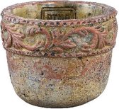 Stuart Brown cement pot antiek rond XS
