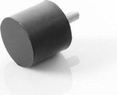 2 stukken Rubberen Metalen Element Buffer Type D M10x28 schroef  - Ø 40 x H40 mm trillingsdempers