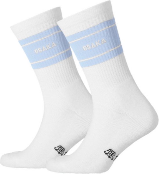 Padel sokken - Osaka - 2 paar - 45-47 - Wit / Blauw